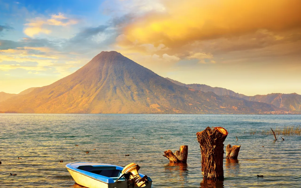 Volcans au Guatemala