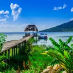Region du lac Peten au Guatemala
